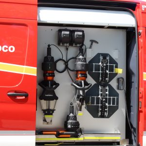 Polisoccorso Mercedes Sprinter con Kit Holmatro Pentheon
