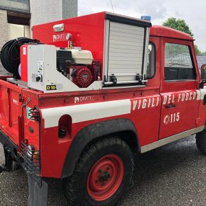 Antincendio su Land Rover con modulo D10